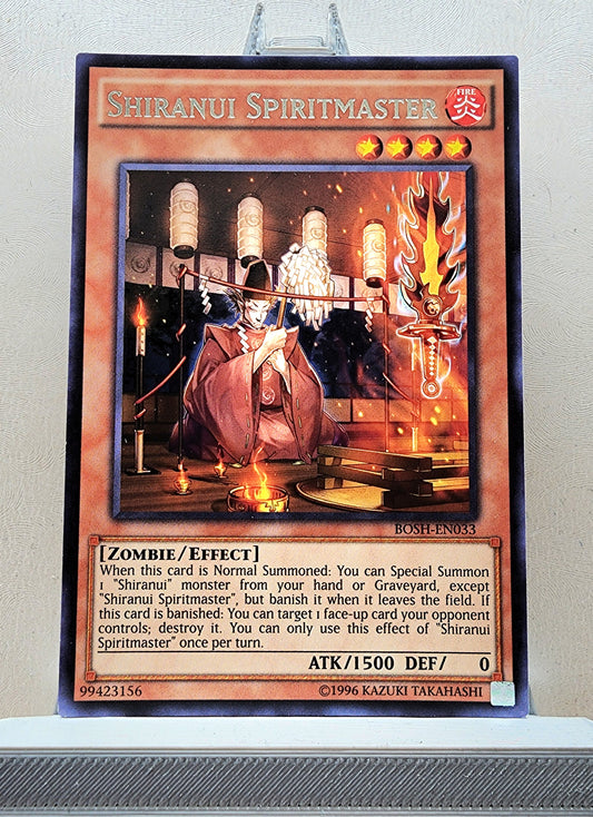 Yugioh! 1x Shiranui Spiritmaster (BOSH - Rare) 1st/Unli Edition