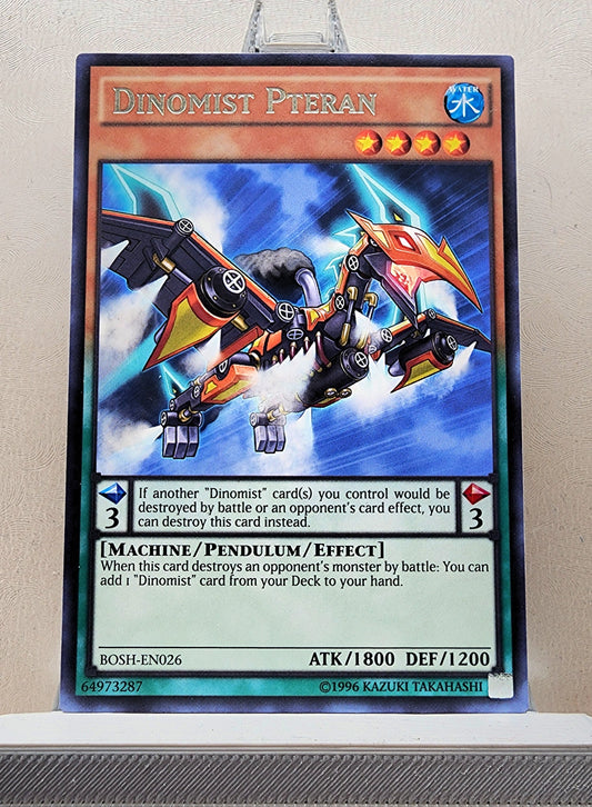 Yugioh! 1x Dinomist Pteran (BOSH - Rare) 1st/Unli Edition