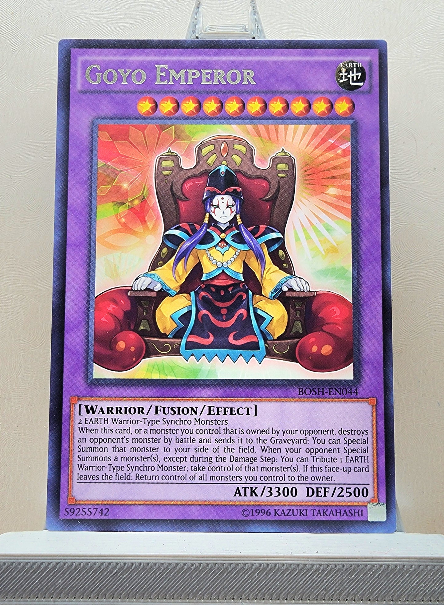 Yugioh! 1x Goyo Emperor (BOSH - Rare) 1st/Unli Edition