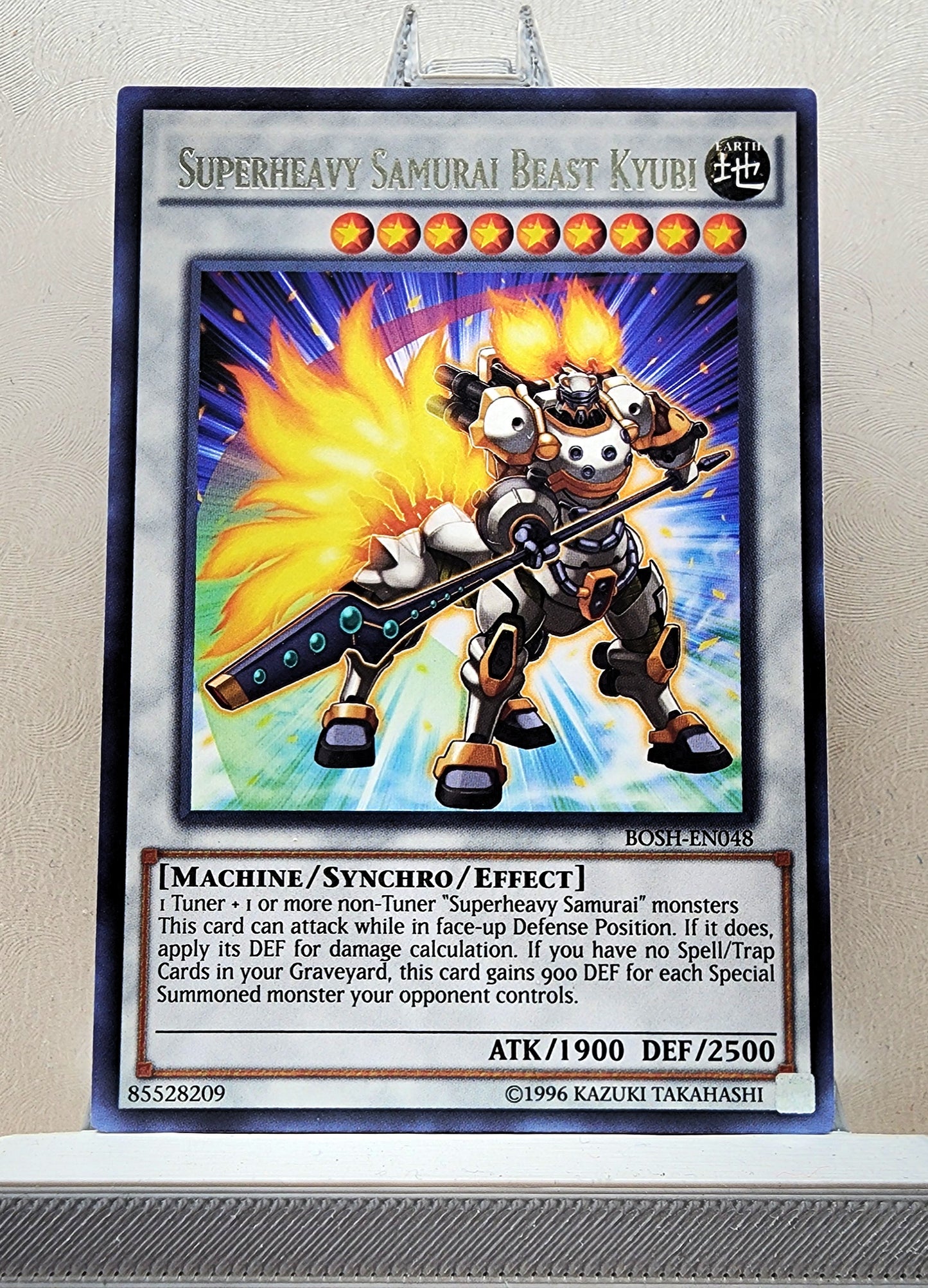 Yugioh! 1x Superheavy Samurai Beast Kyubi (BOSH - Rare) 1st/Unli Edition