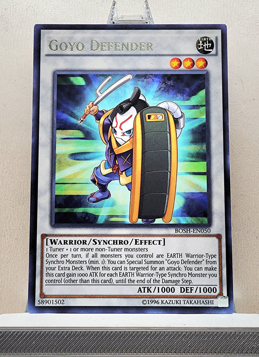 Yugioh! 1x Goyo Defender (BOSH - Rare) 1st/Unli Edition