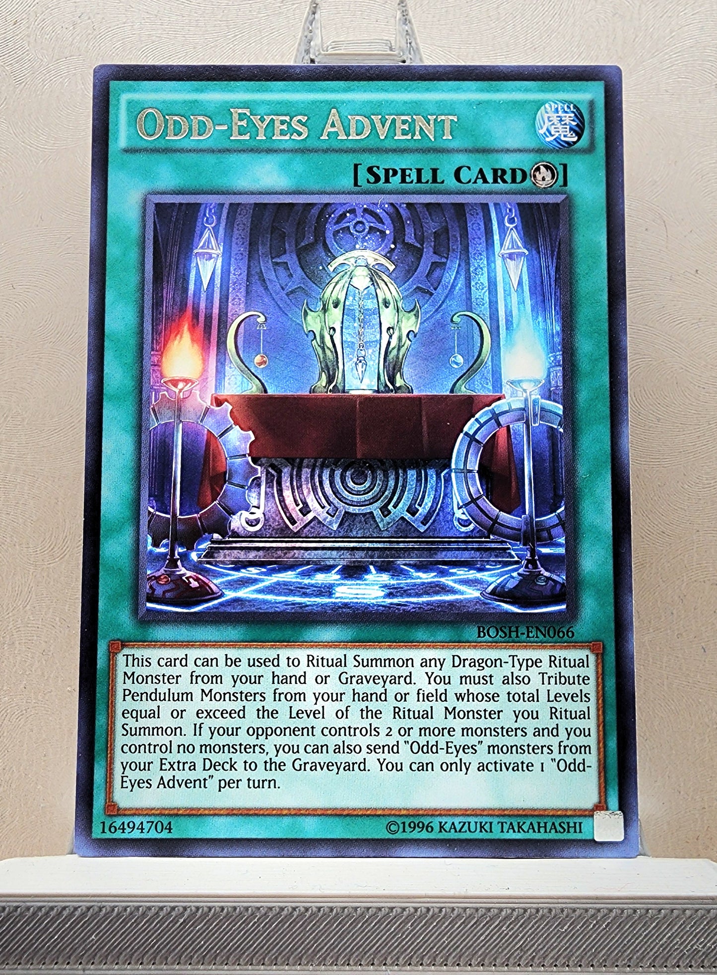 Yugioh! 1x Odd-Eyes Advent (BOSH - Rare) 1st/Unli Edition