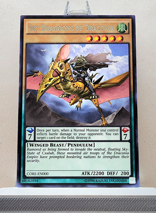 Yugioh! 1x Sky Dragoons of Draconia (CORE - Rare) 1st/Unli Edition