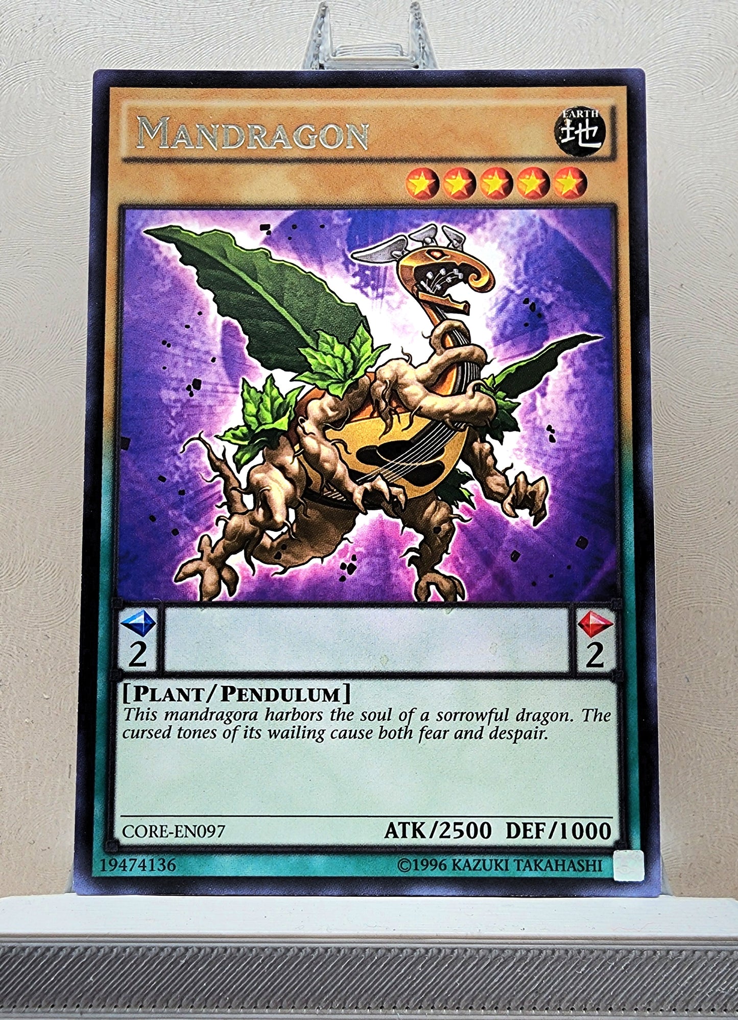 Yugioh! 1x Mandragon (CORE - Rare) 1st/Unli Edition