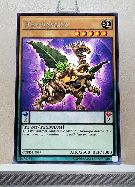 Yugioh! 1x Mandragon (CORE - Rare) 1st/Unli Edition