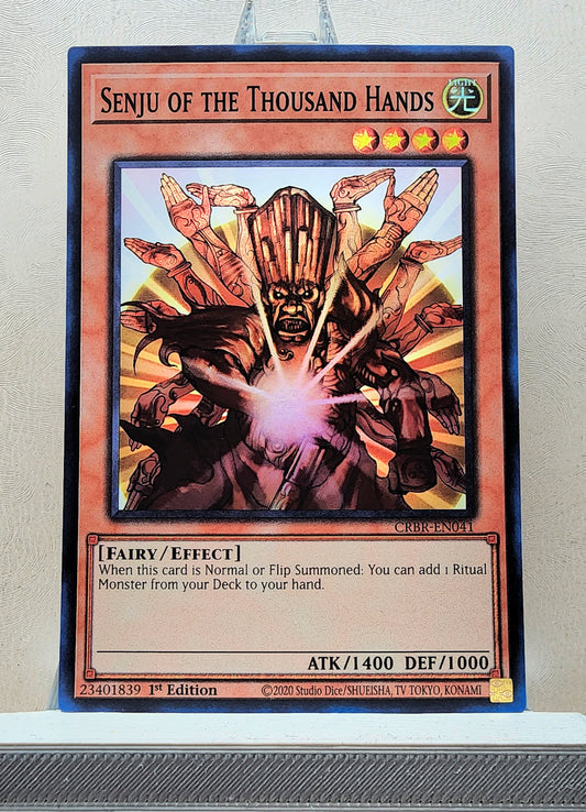 Yugioh! 1x Senju of the Thousand Hands (CRBR - Super Rare) 1st Edition