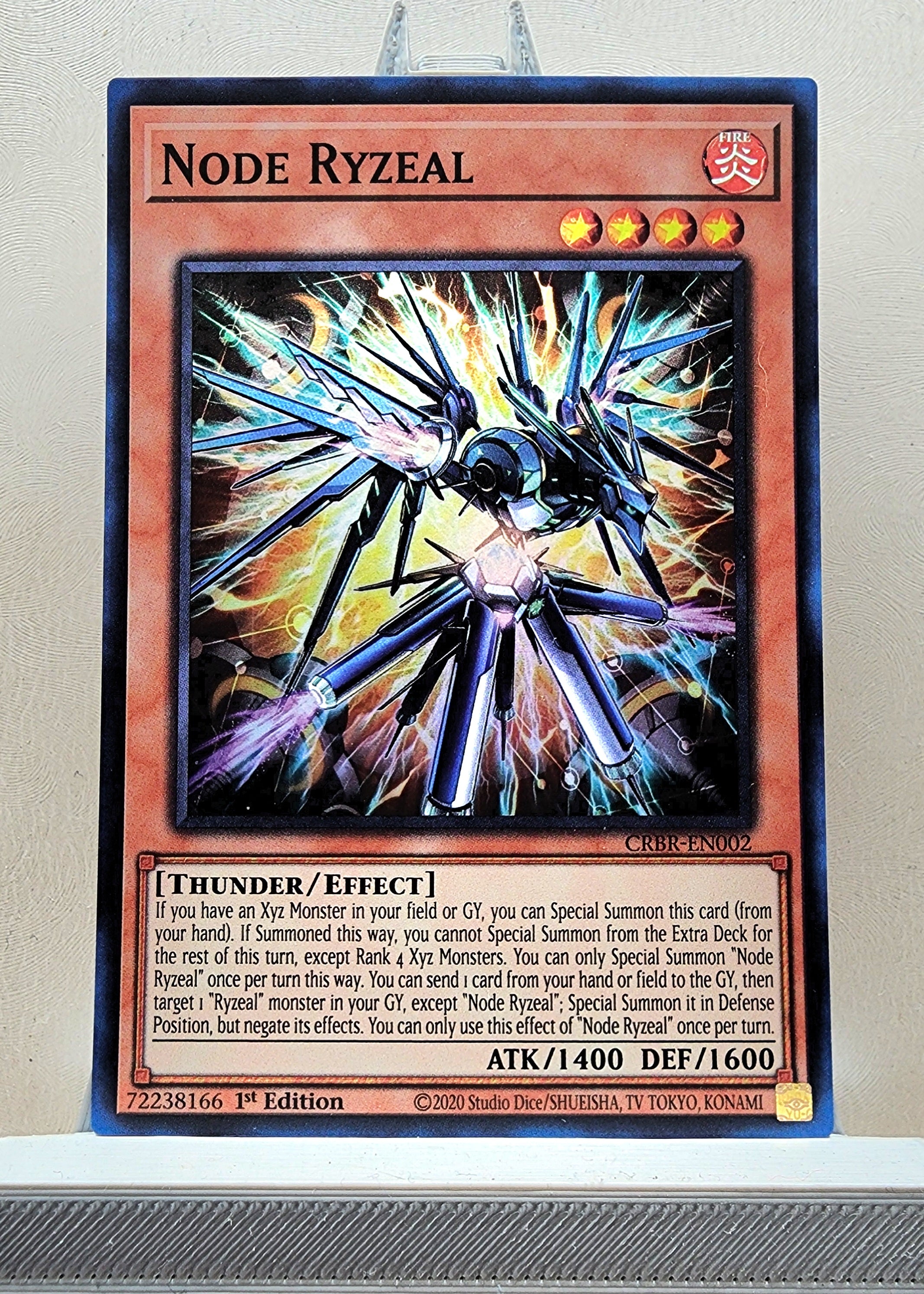 Thode Ryzeal Yugioh! 1x Node Ryzeal (CRBR - Super Rare) 1st Edition – KAWAIII SUSHI