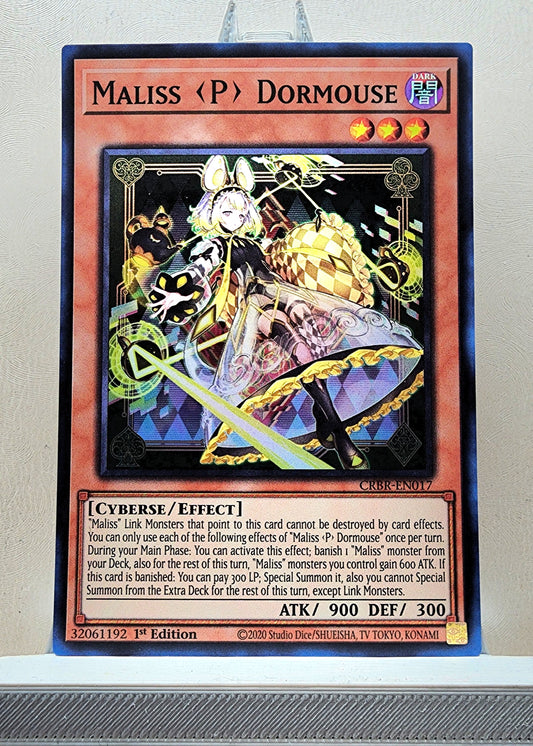 Yugioh! 1x Maliss <P> Dormouse (CRBR - Super Rare) 1st Edition