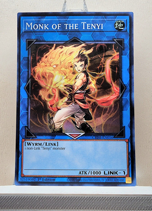 Yugioh! 1x Monk of the Tenyi (CRBR - Super Rare) 1st Edition