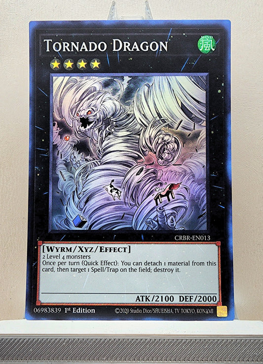 Yugioh! 1x Tornado Dragon (CRBR - Super Rare) 1st Edition