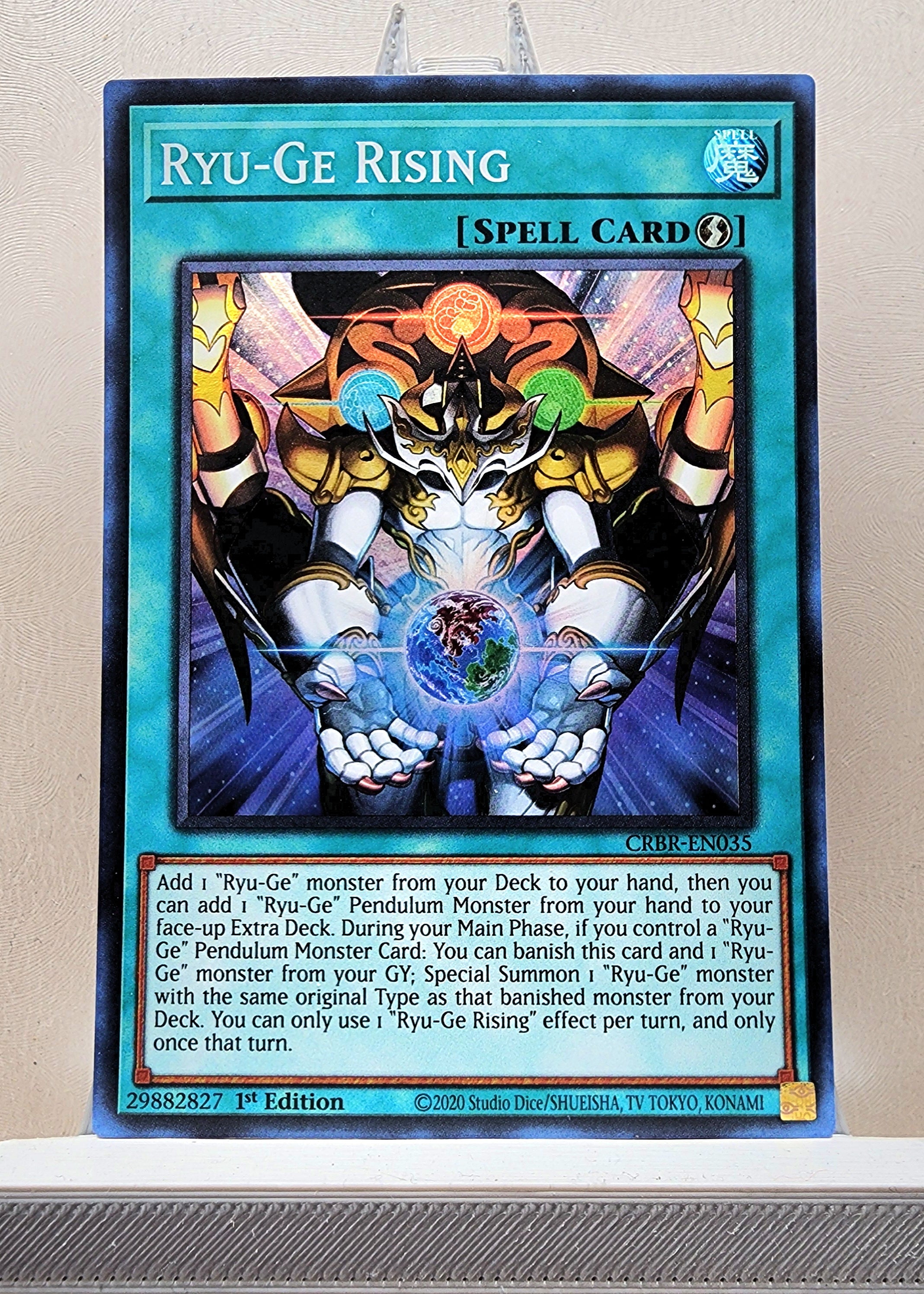 Yugioh! 1x Ryu-Ge Rising (CRBR - Super Rare) 1st Edition – KAWAIII SUSHI