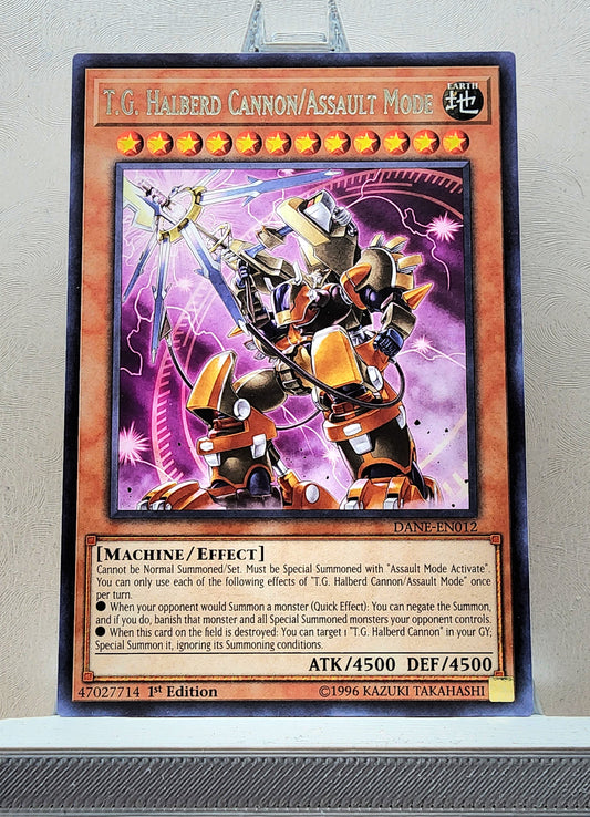 Yugioh! 1x T.G. Halberd Cannon/Assault Mode (DANE - Rare) 1st/Unli Edition