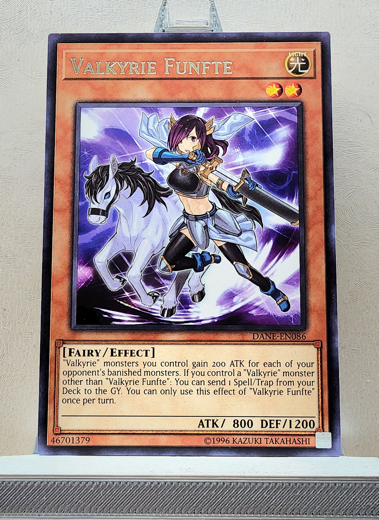 Yugioh! 1x Valkyrie Funfte (DANE - Rare) 1st/Unli Edition