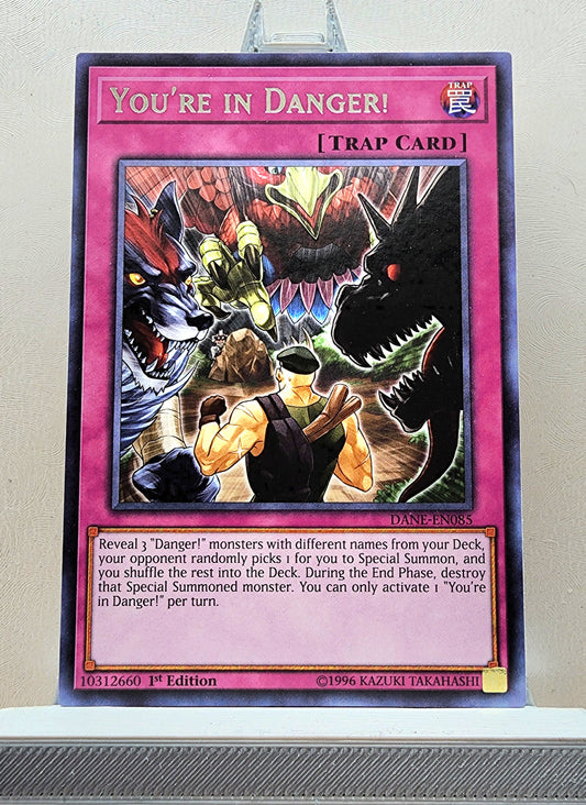 Yugioh! 1x You're in Danger (DANE - Rare) 1st/Unli Edition