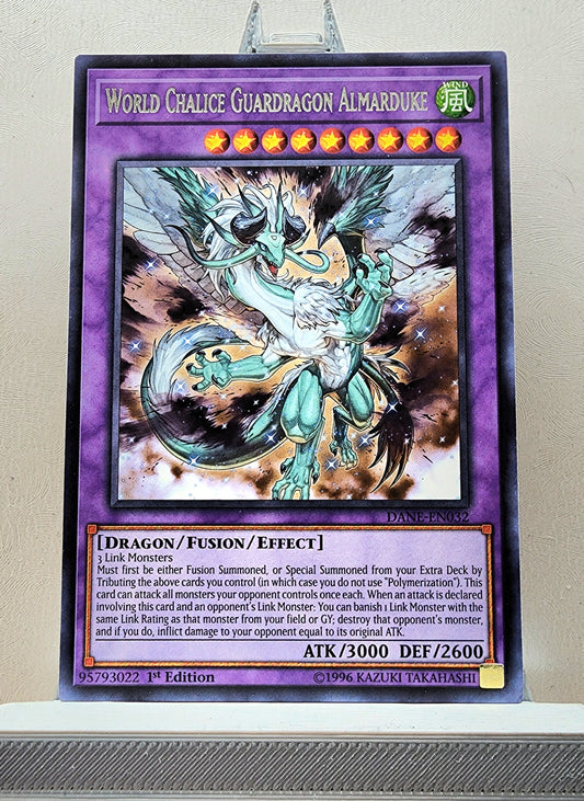 Yugioh! 1x World Chalice Guardragon Almarduke (DANE - Rare) 1st/Unli Edition