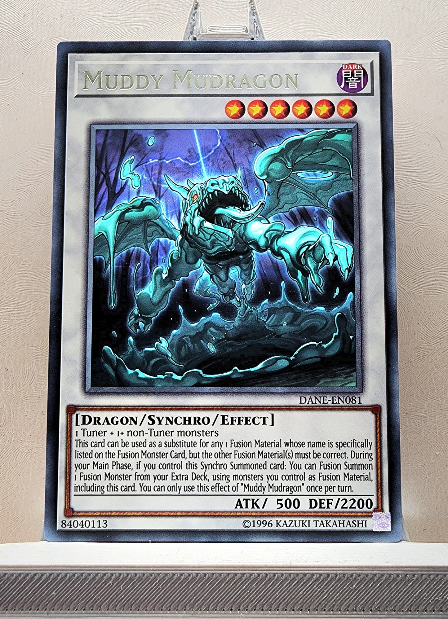 Yugioh! 1x Muddy Mudragon (DANE - Rare) 1st/Unli Edition