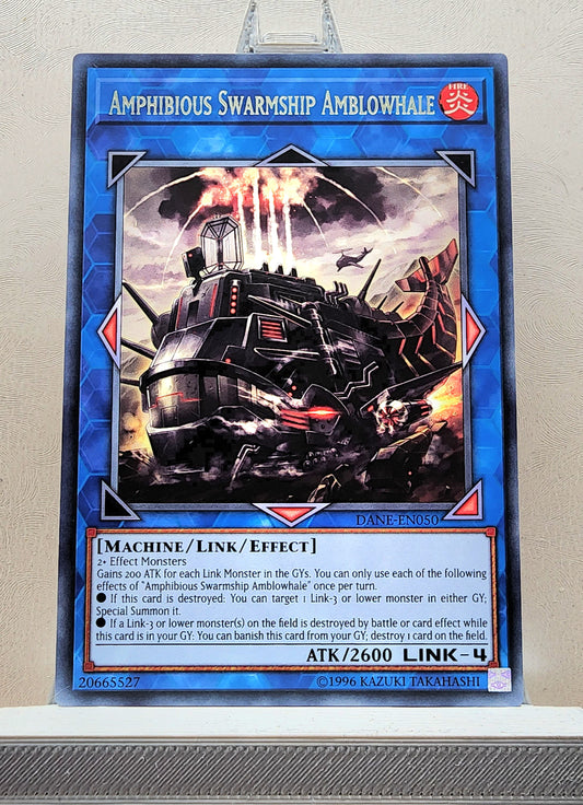 Yugioh! 1x Amphibious Swarmship Amblowhale (DANE - Rare) 1st/Unli Edition