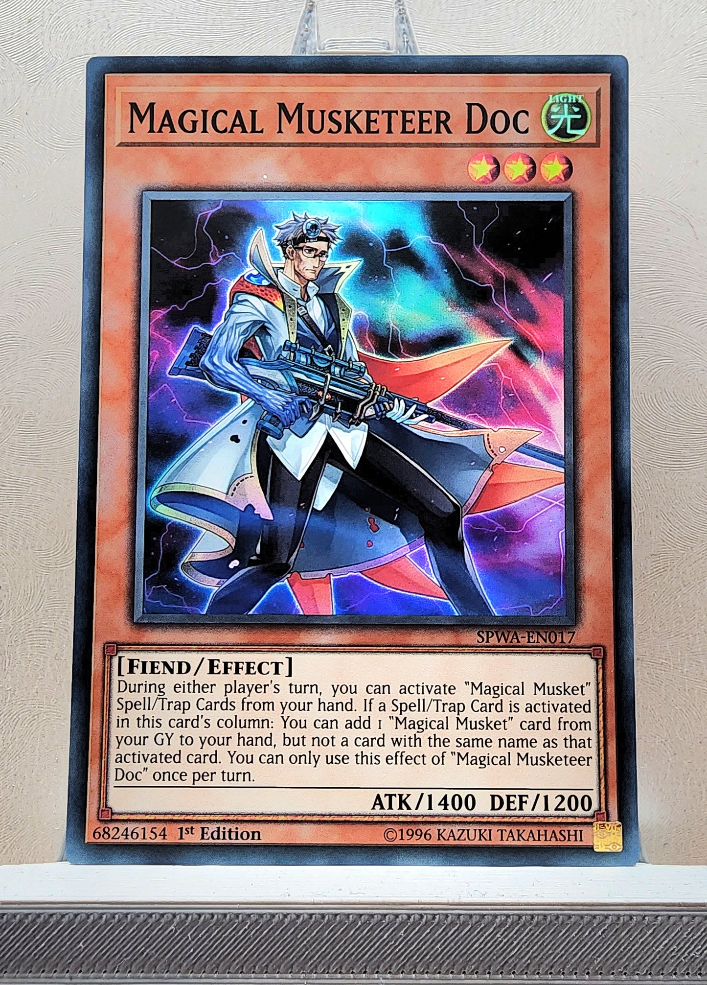 Yugioh! 1x Magical Musketeer Doc (SPWA - Super Rare) 1st Edition