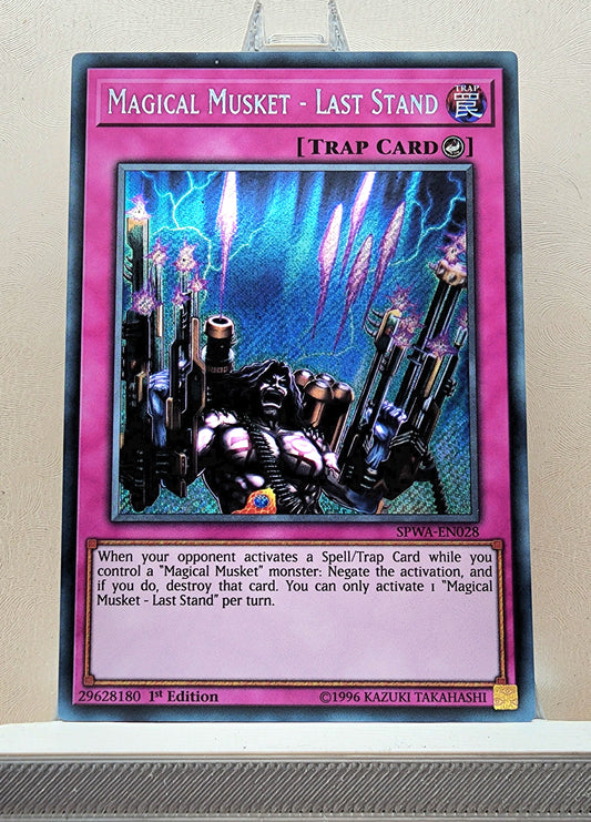 Yugioh! 1x Magical Musket - Last Stand (SPWA - Secret Rare) 1st Edition