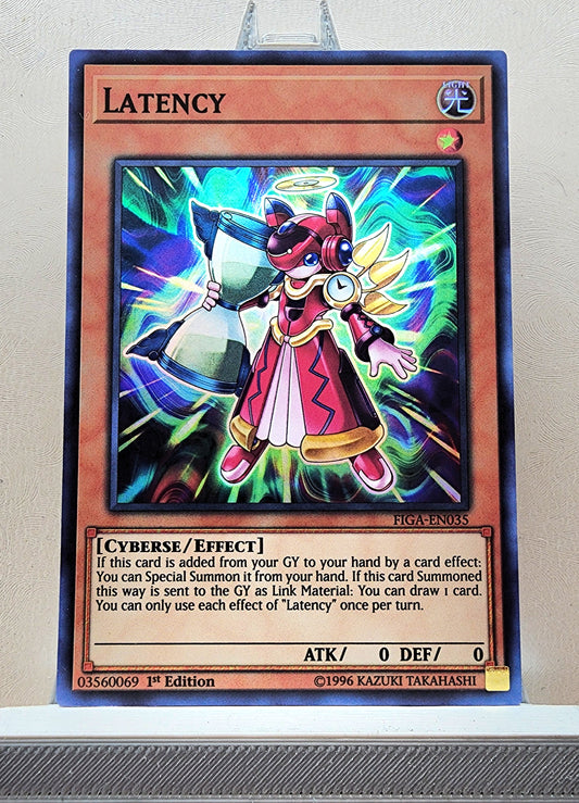 Yugioh! 1x Latency (FIGA - Super Rare) 1st Edition