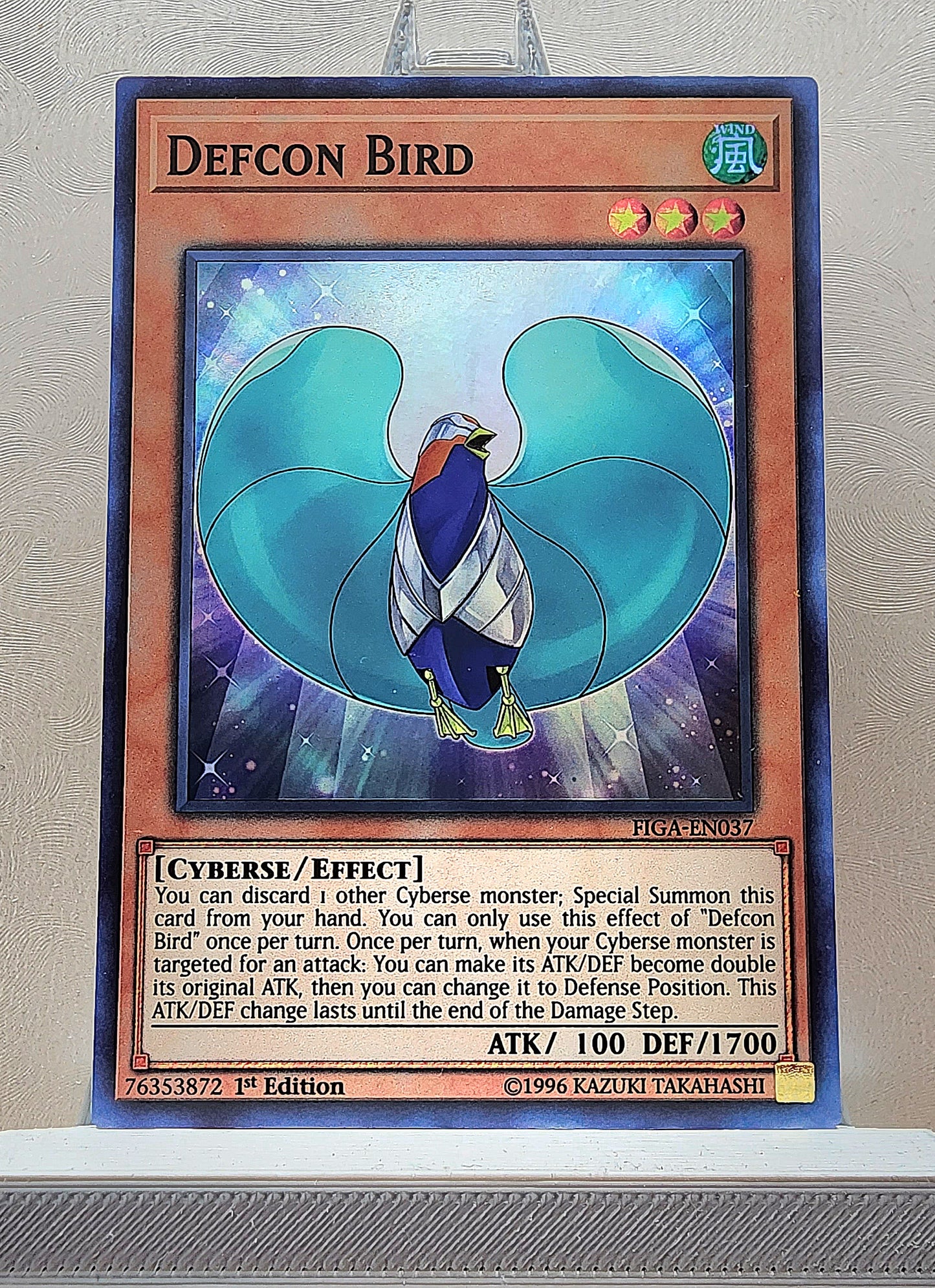 Yugioh! 1x Defcon Bird (FIGA - Super Rare) 1st Edition