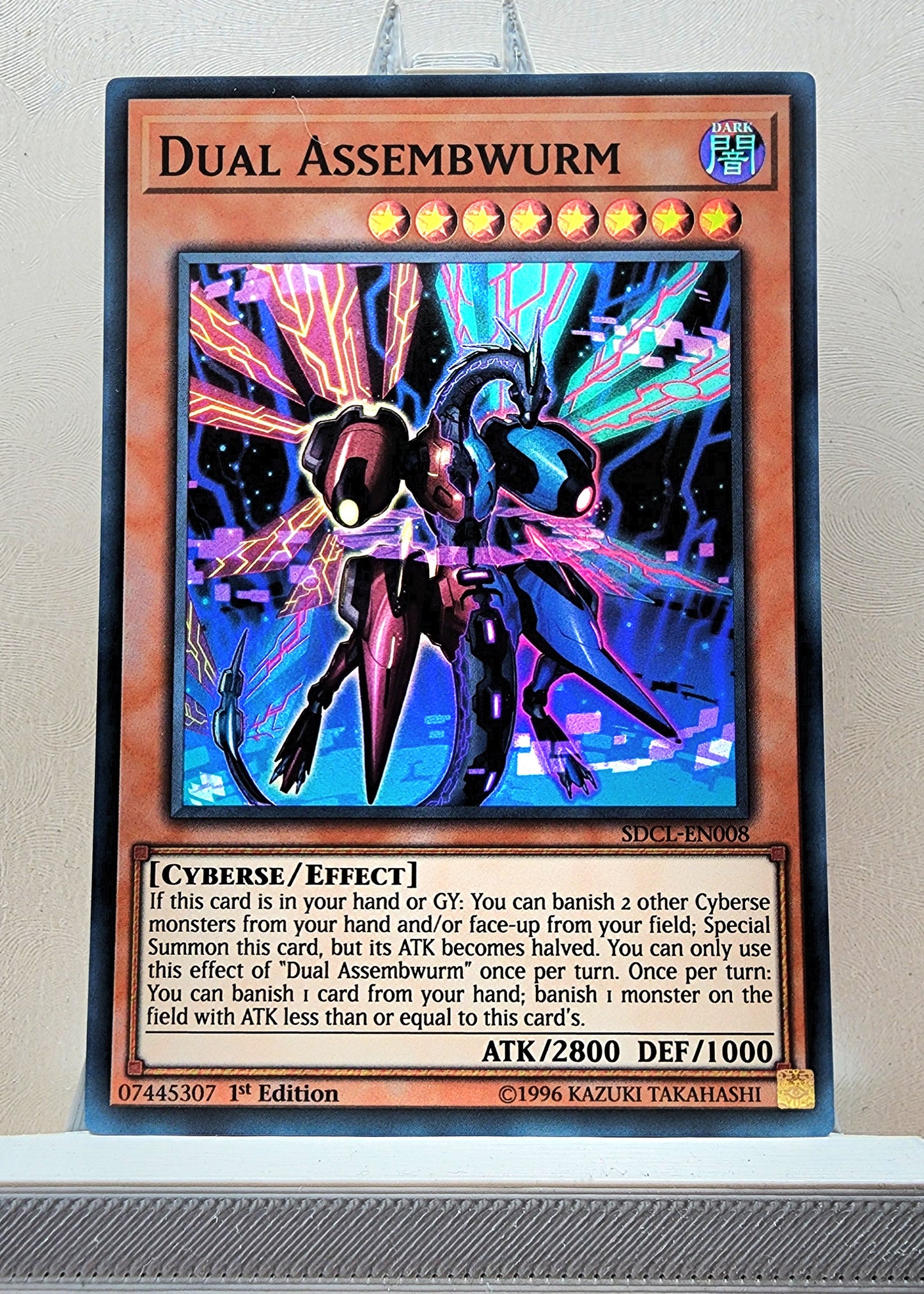 Yugioh! 1x Dual Assembwurm (SDCL - Super Rare) 1st Edition