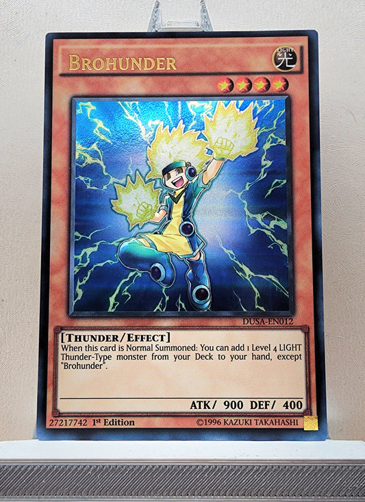 Yugioh! 1x Brohunder (DUSA - Ultra Rare) 1st Edition