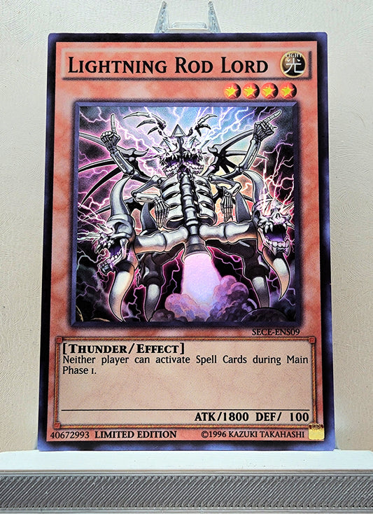 Yugioh! 1x Lightning Rod Lord (SECE - Super Rare) Limited Edition