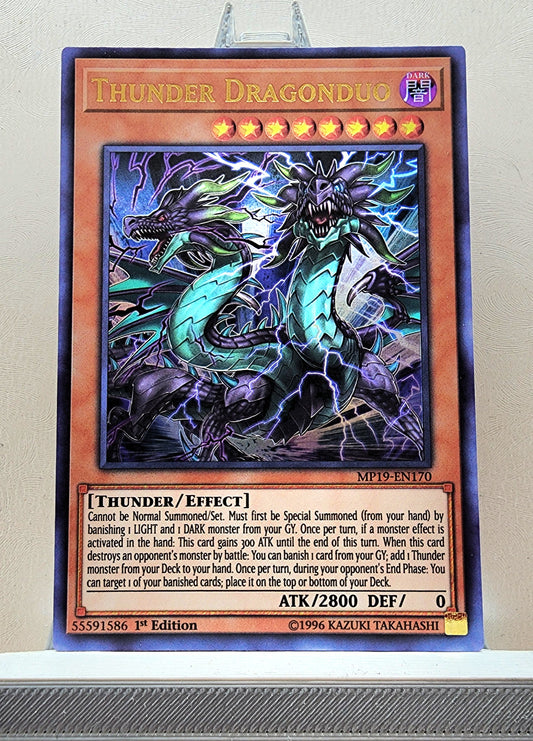 Yugioh! 1x Thunder Dragonduo (MP19 - Ultra Rare) 1st Edition