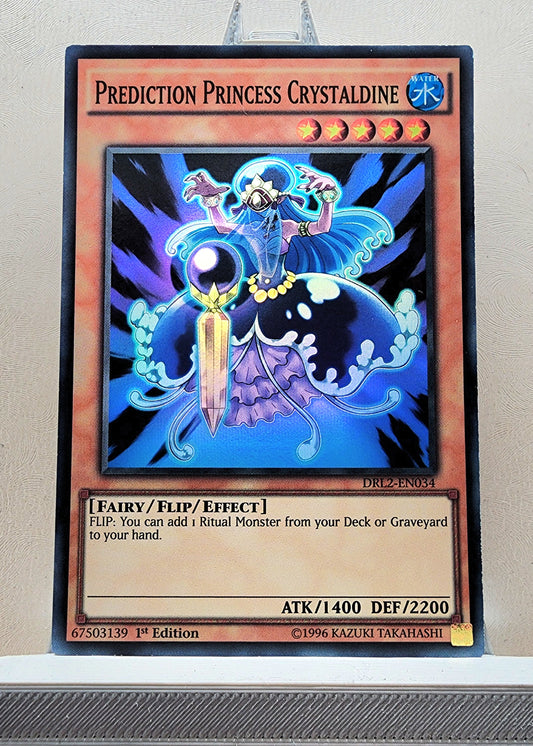 Yugioh! 1x Prediction Princess Crystaldine (DRL2 - Super Rare) 1st Edition