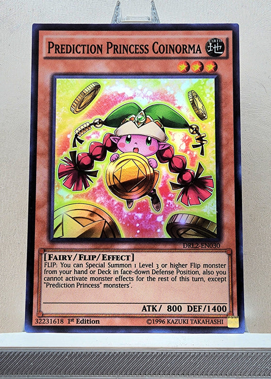 Yugioh! 1x Prediction Princess Coinorma (DRL2 - Super Rare) 1st Edition