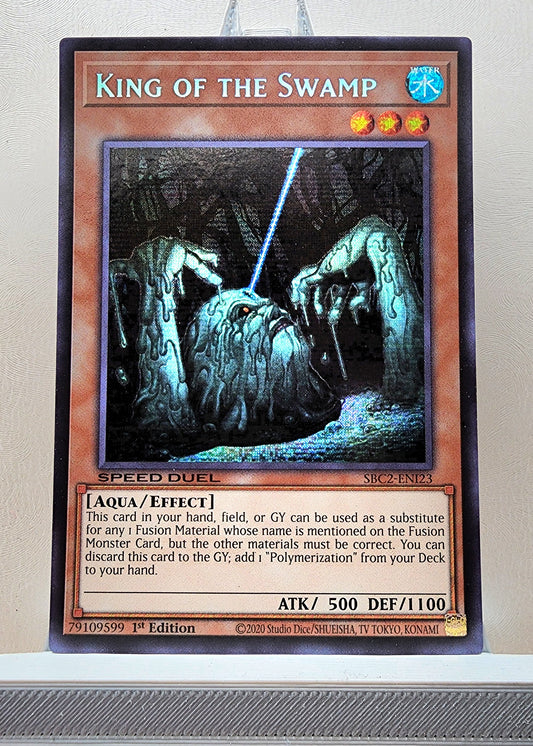 Yugioh! 1x King of the Swamp (SBC2 - Prismatic Secret Rare) 1st Edition