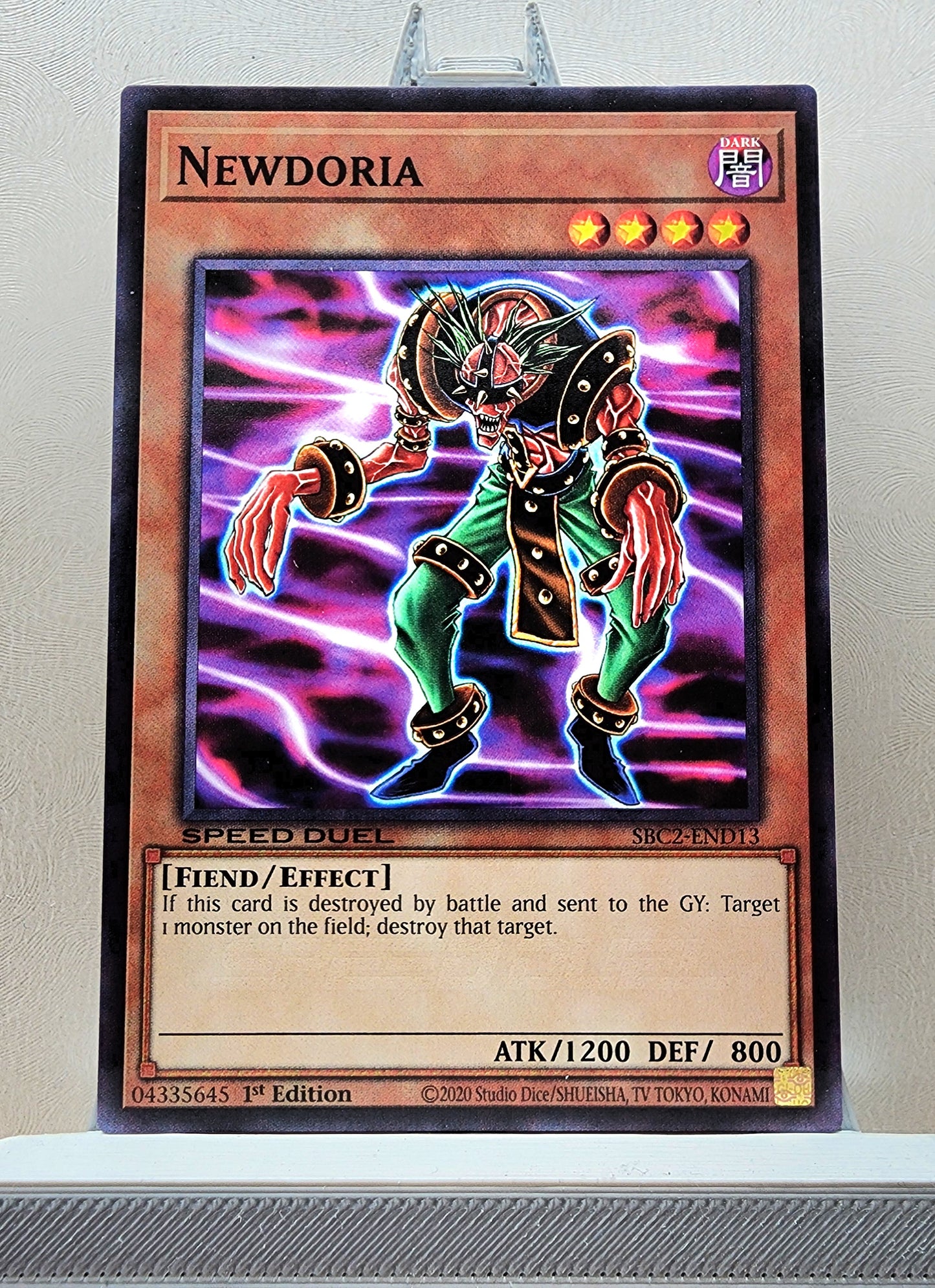 Yugioh! Speed Duel: Battle City Finals Singles - Set C/D (SBC2 - Common) 1st Edition