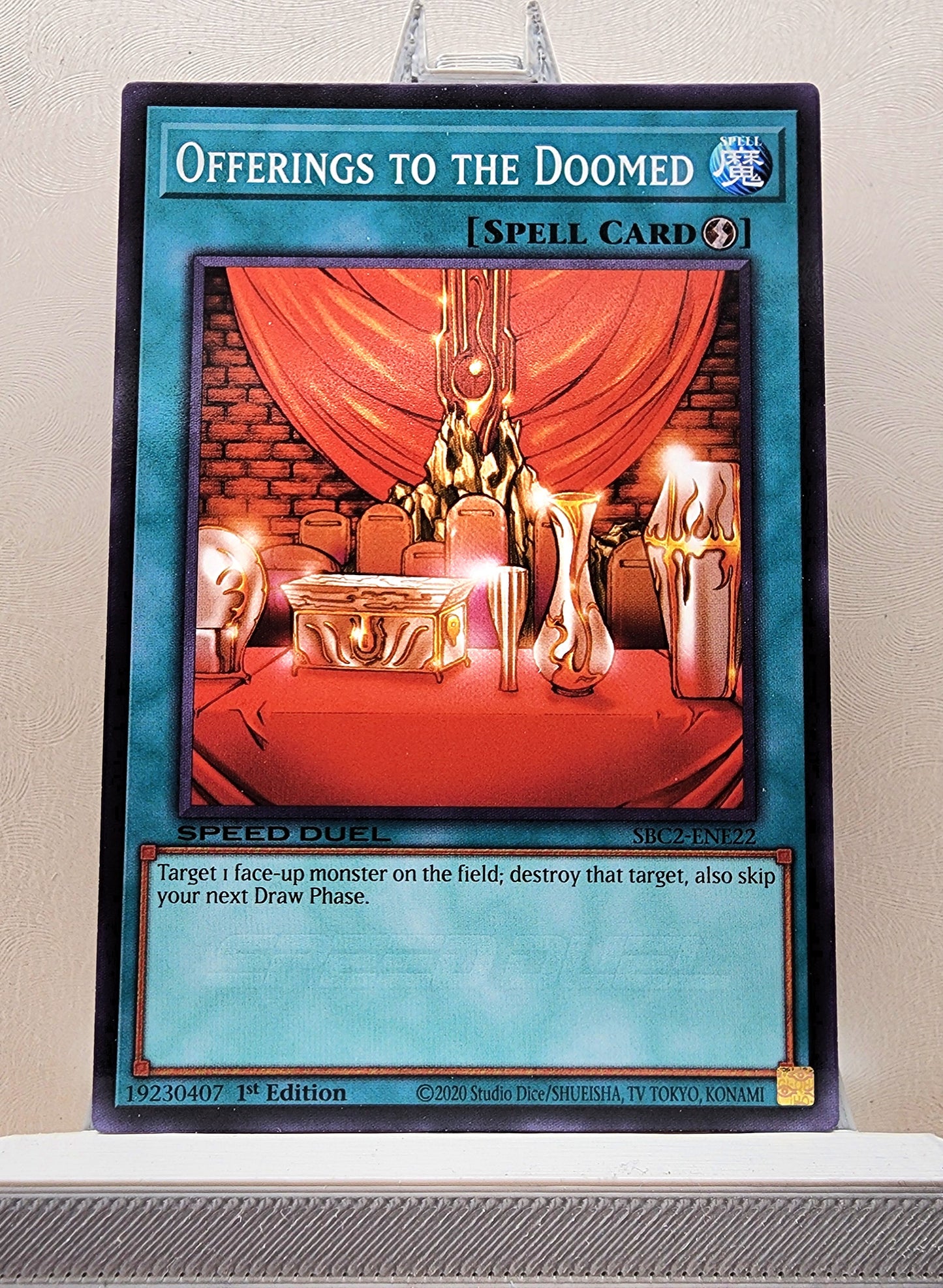 Yugioh! Speed Duel: Battle City Finals Singles - Set E/F (SBC2 - Common) 1st Edition