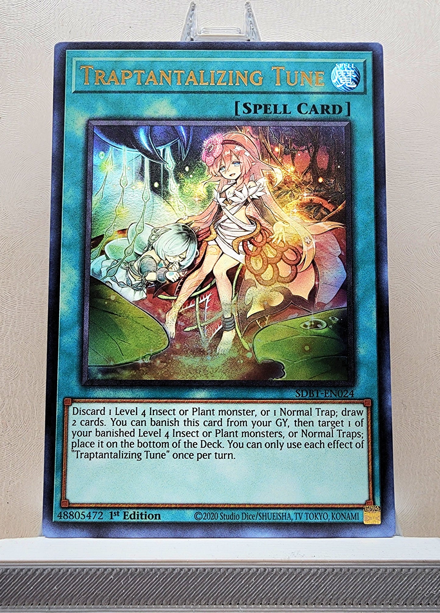 Yugioh! 1x Traptantalizing Tune (SDBT - Ultra Rare) 1st Edition