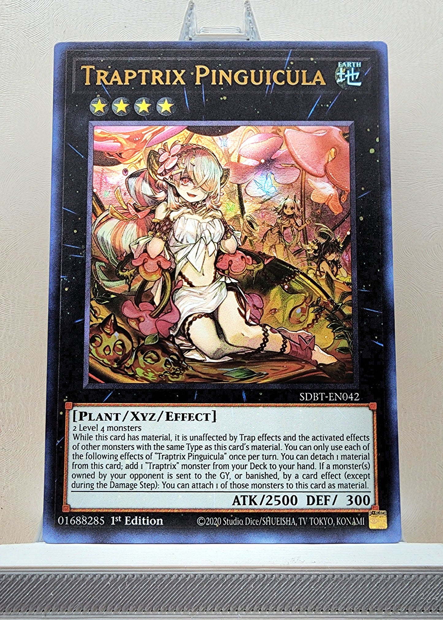 Yugioh! 1x Traptrix Pinguicula (SDBT - Ultra Rare) 1st Edition