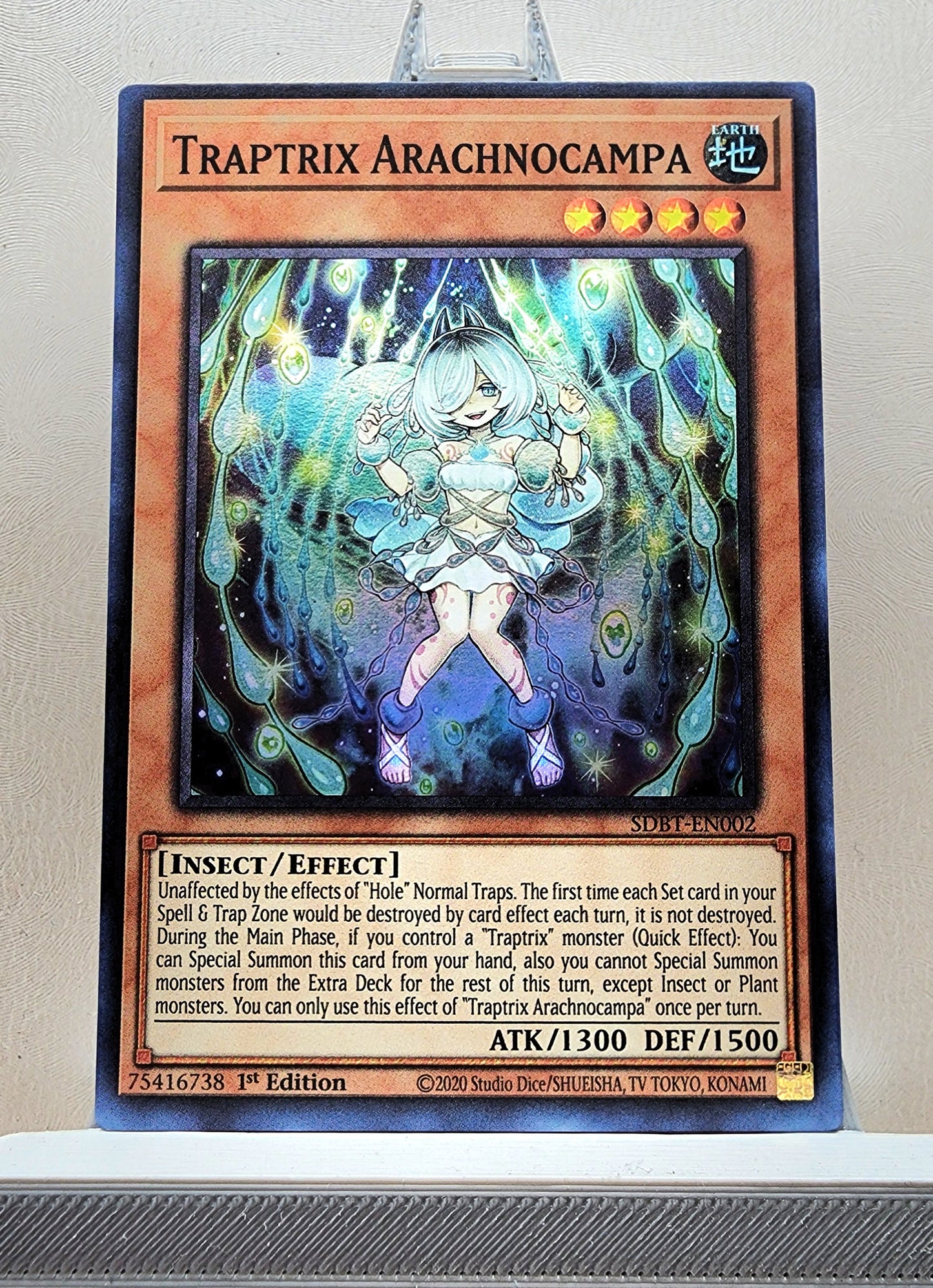 Yugioh! 1x Traptrix Arachnocampa (SDBT - Super Rare) 1st Edition