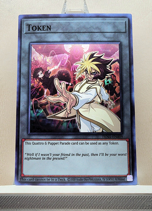 Yugioh! 1x Quattro & Puppet Parade Token (TKN5 - Super Rare) Unli Edition