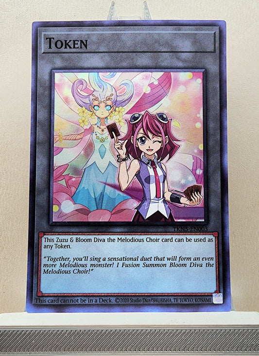 Yugioh! 1x Zuzu & Bloom Diva the Melodious Choir Token (TKN5 - Super Rare) Unli Edition
