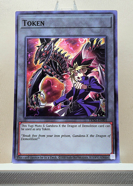 Yugioh! 1x Yugi Moto & Gandora-X the Dragon of Demolition Token (TKN5 - Super Rare) Unli Edition