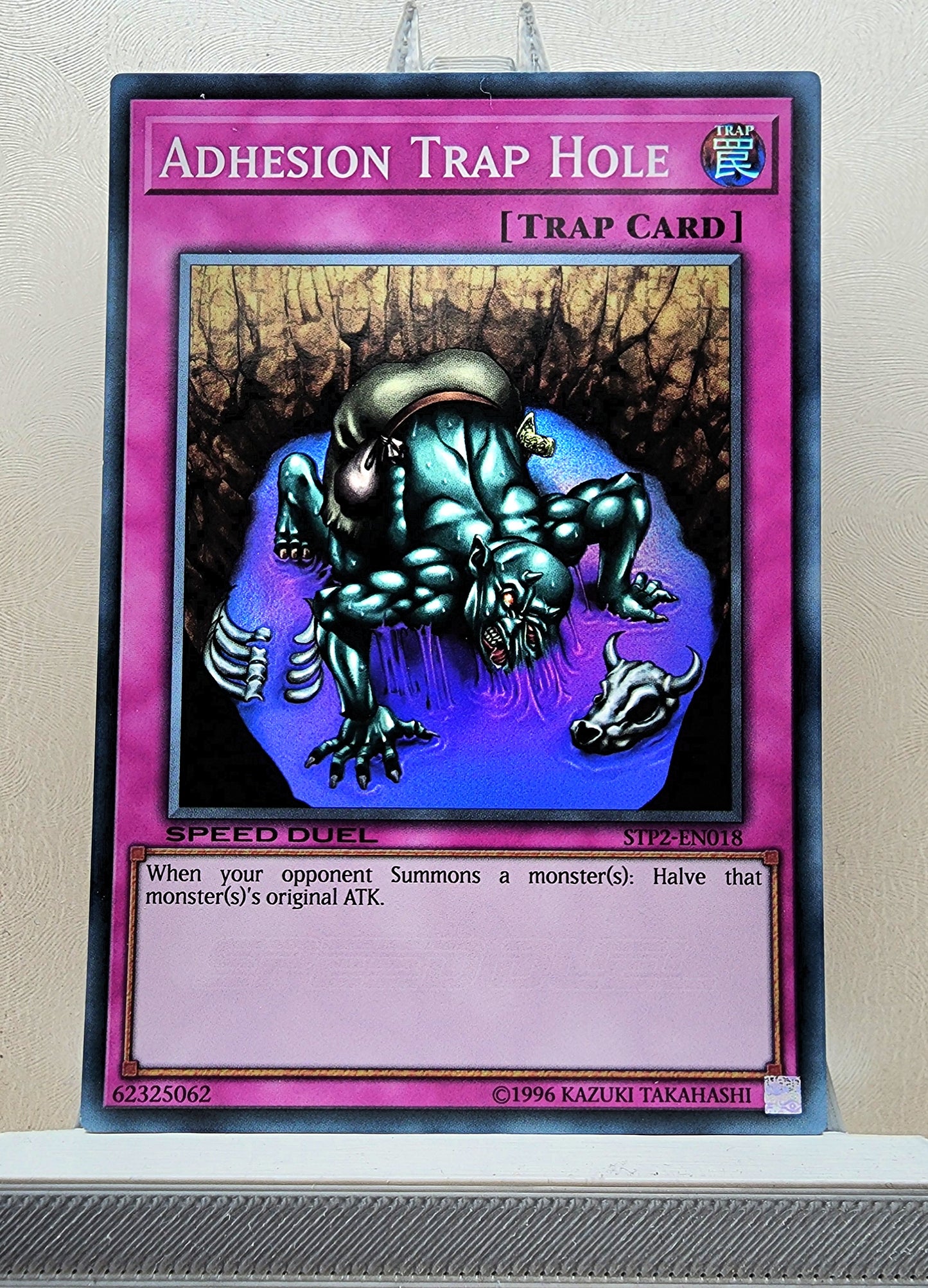 Yugioh! 1x Adhesion Trap Hole (STP2 - Super Rare) Unli Edition