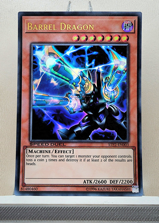 Yugioh! 1x Barrel Dragon (STP2 - Ultra Rare) Unli Edition