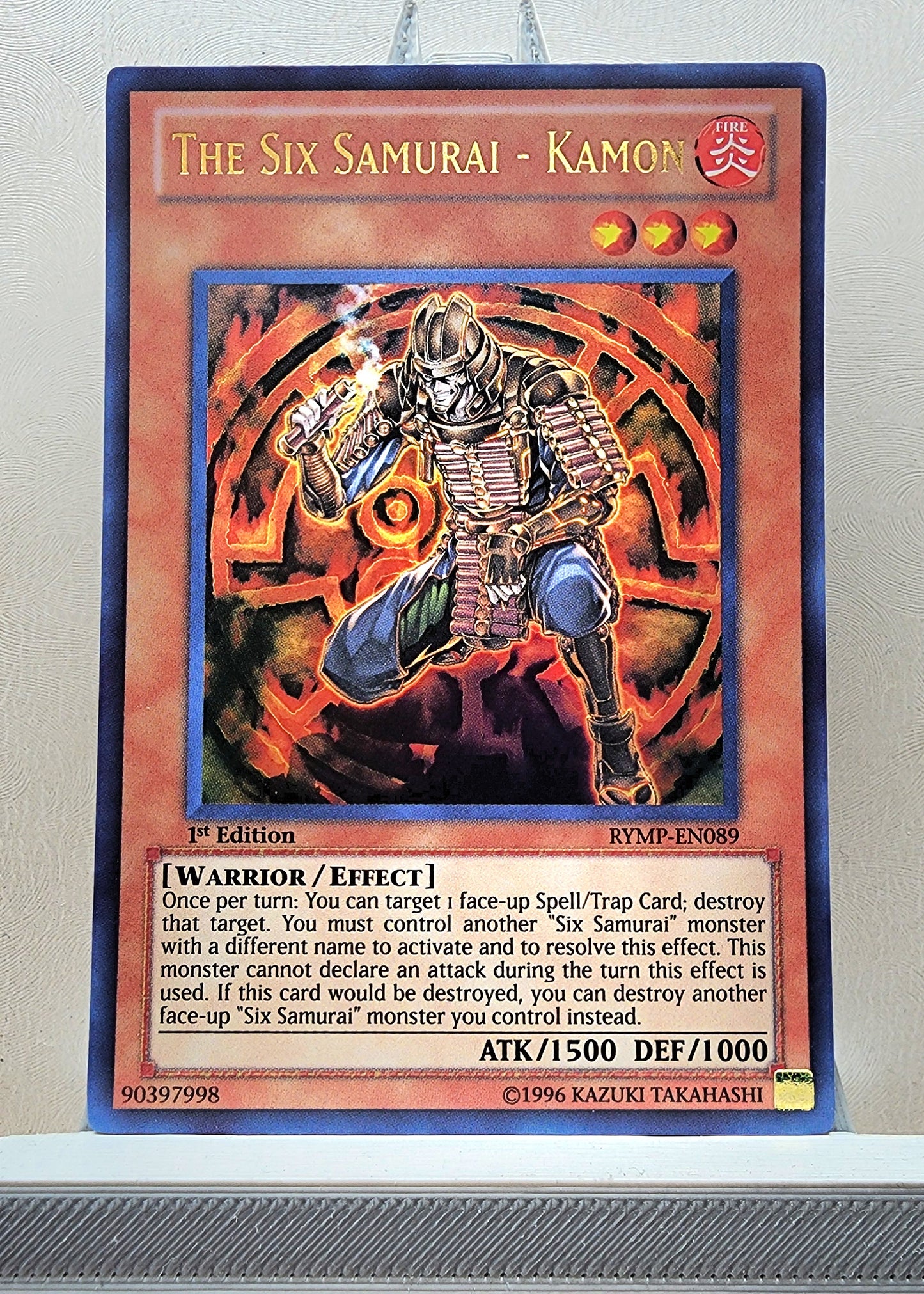 Yugioh! 1x The Six Samurai - Kamon (RYMP - Ultra Rare) 1st Edition