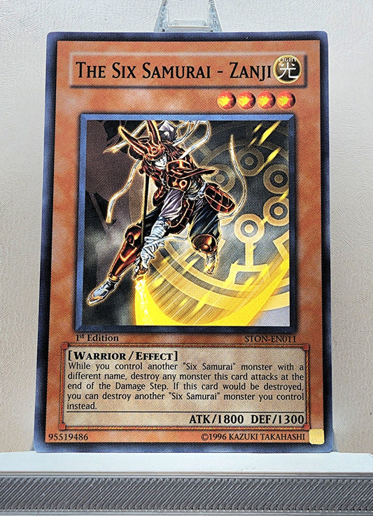 Yugioh! 1x The Six Samurai - Zanji (STON - Common) 1st Edition