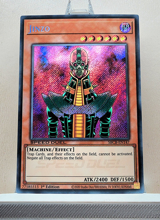 Yugioh! 1x Jinzo (SBCB - Secret Rare) 1st Edition