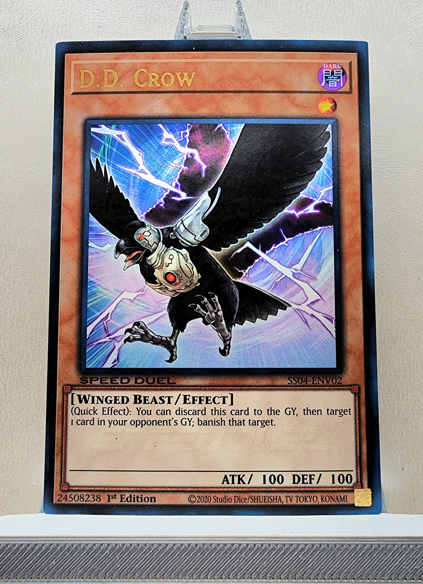 Yugioh! 1x D.D Crow (SS04 - Ultra Rare) 1st Edition