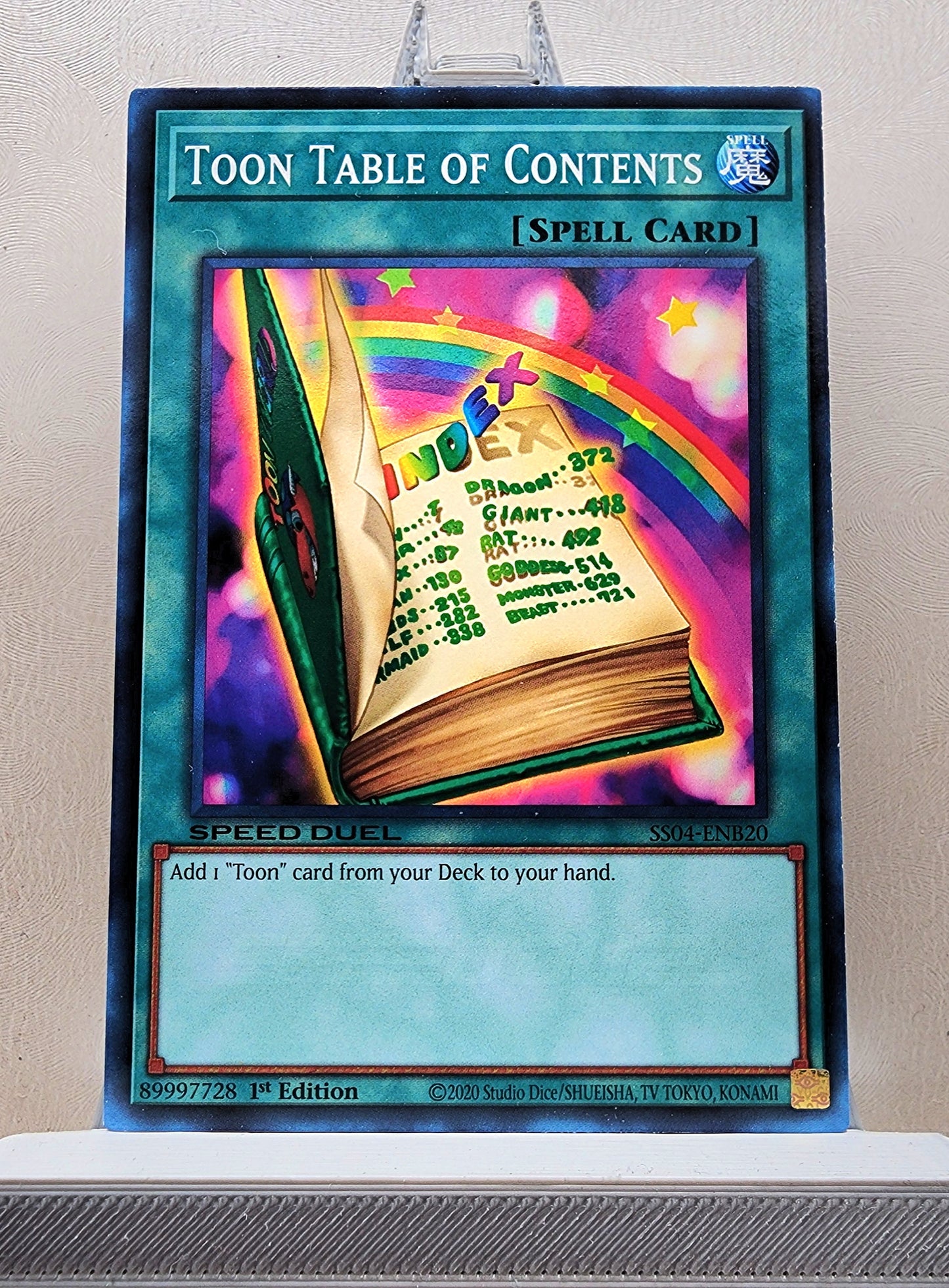 Yugioh! Speed Duel Starter Decks: Match of the Millennium Singles (SS04 - Common) 1st Edition