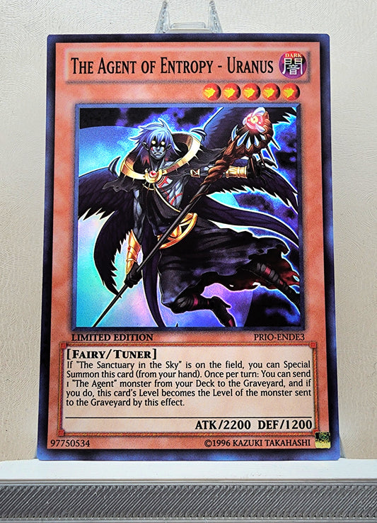 Yugioh! 1x The Agent of Entropy - Uranus (PRIO - Super Rare) Limited Edition