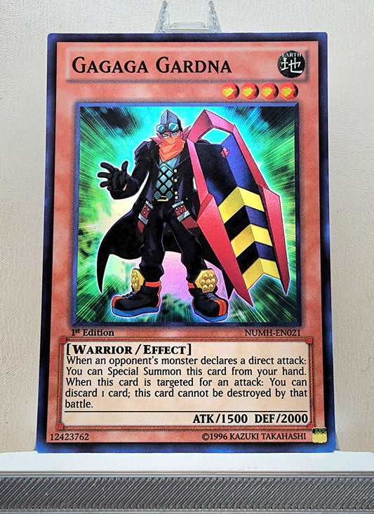 Yugioh! 1x Gagaga Gardna (NUMH - Super Rare) 1st Edition