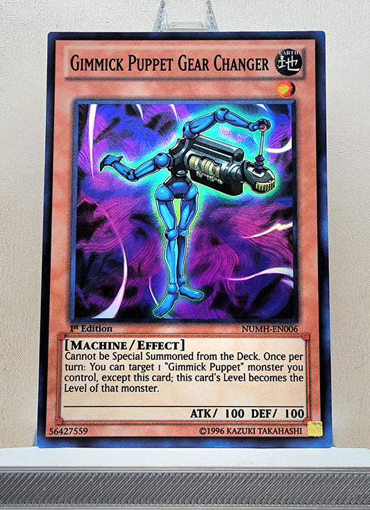 Yugioh! 1x Gimmick Puppet Gear Changer (NUMH - Super Rare) 1st Edition